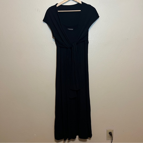 Sutton Studio Black dress with shawl / wrap - Picture 2 of 4